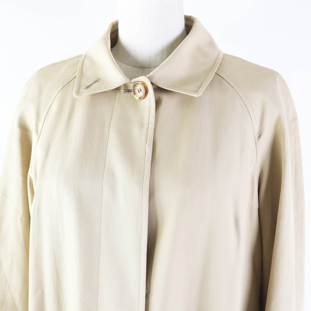 BURBERRY LONDON Stainless collar coat FR070-661 Outer: 100% cotton, Lining: cotton, Lining: polyester, Liner: 100% wool, Liner: 100% polyester beige Women 40 Used Authentic