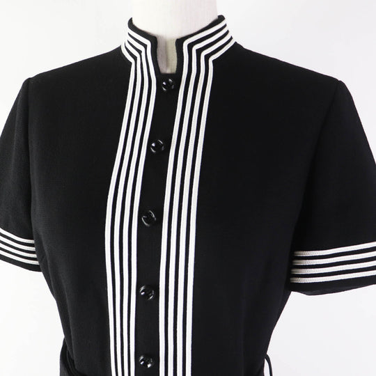 GUCCI one piece 643352 Outer: 100% wool, Lining: 100% silk, Part: 100% acetate black Women 38 Used Authentic