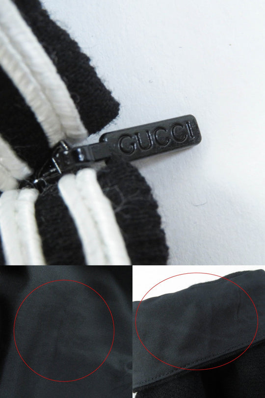 GUCCI one piece 643352 Outer: 100% wool, Lining: 100% silk, Part: 100% acetate black Women 38 Used Authentic