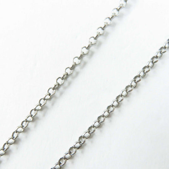 GUCCI Necklace 455535 Main�FAG925 Silver Interlocking G Women Used Authentic