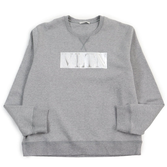 VALENTINO sweat RV3MF01JCXL Outer material: 93% cotton, Outer material: 7% nylon, Part: 96% cotton, Part: 4% polyurethane Gray Silver mens M Used Authentic