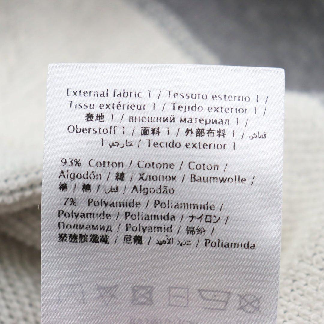 VALENTINO sweat RV3MF01JCXL Outer material: 93% cotton, Outer material: 7% nylon, Part: 96% cotton, Part: 4% polyurethane Gray Silver mens M Used Authentic