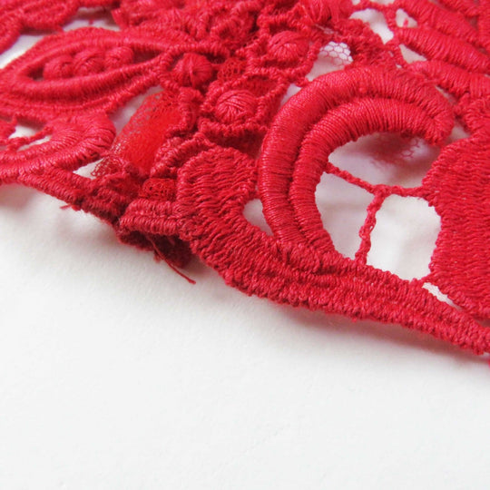 VALENTINO dress Outer: 89% cotton, Outer: 11% polyester, Part: 100% nylon, Lining: 91% silk, Lining: 9% polyurethane Red Women 40 Used Authentic