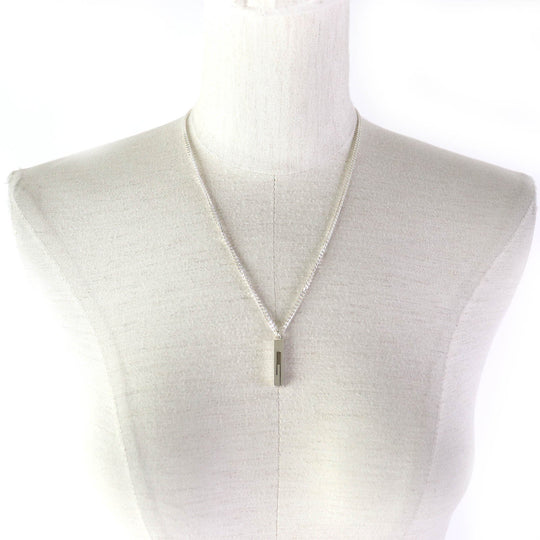 GUCCI Necklace Main�FAG925 Silver Women Used Authentic