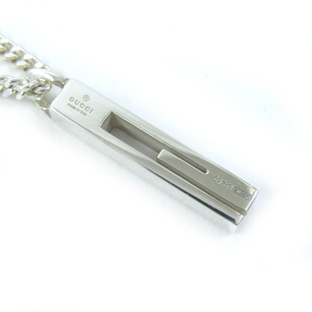 GUCCI Necklace Main�FAG925 Silver Women Used Authentic