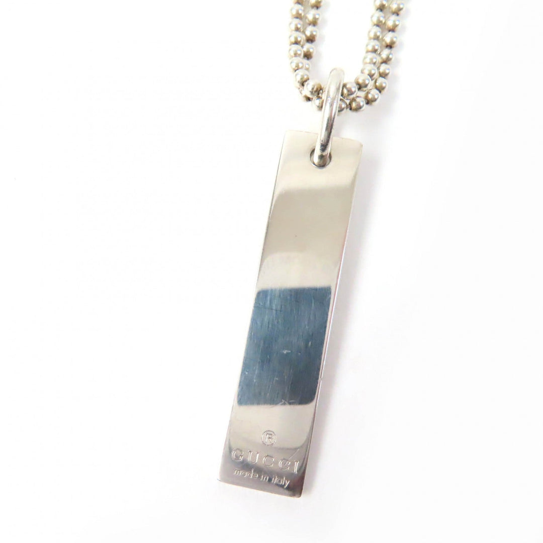 GUCCI Necklace Main�FAG925 Silver Women Used Authentic