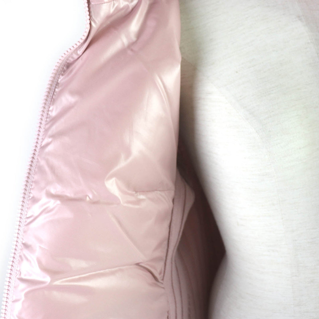 MONCLER Blouson Outer: 100% polyester, Main: 100% wool, Filling: 90% down, Filling: 10% feather pink CARDIGAN Women S Used Authentic