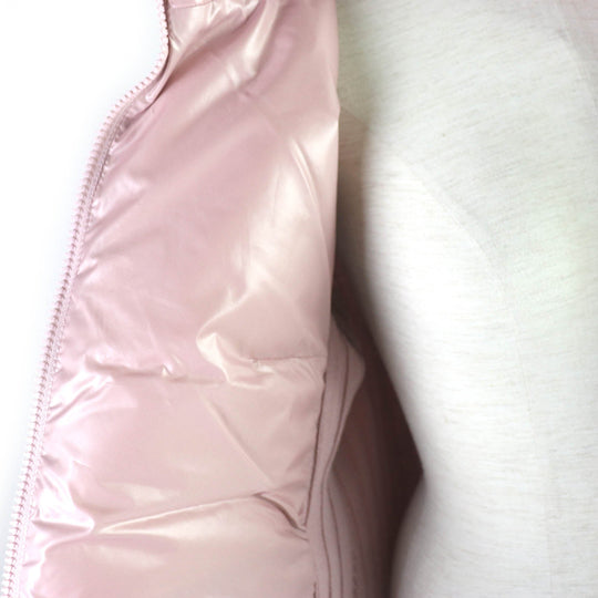 MONCLER Blouson Outer: 100% polyester, Main: 100% wool, Filling: 90% down, Filling: 10% feather pink CARDIGAN Women S Used Authentic