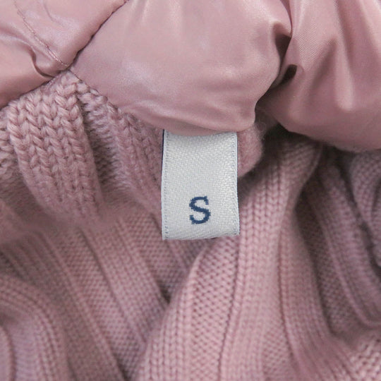 MONCLER Blouson Outer: 100% polyester, Main: 100% wool, Filling: 90% down, Filling: 10% feather pink CARDIGAN Women S Used Authentic