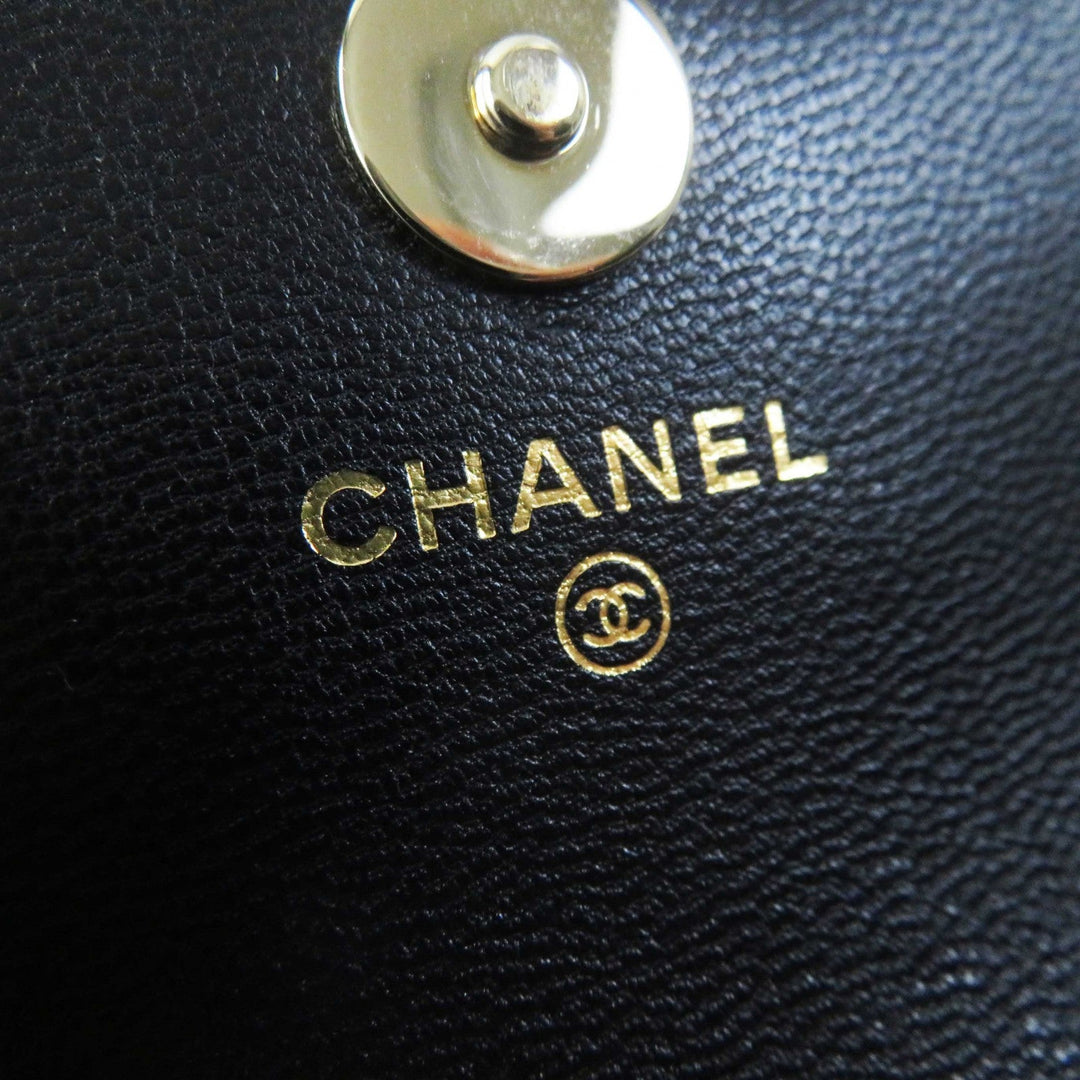 CHANEL Other accessories AP2553 Main: Lamb leather black Women Used Authentic