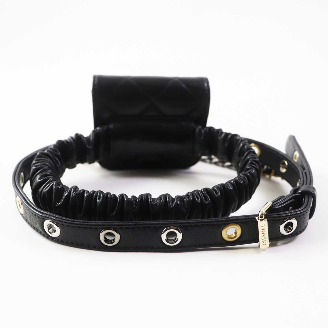 CHANEL Other accessories AP2553 Main: Lamb leather black Women Used Authentic
