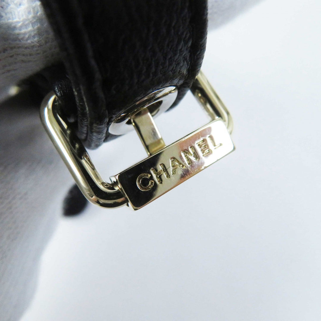 CHANEL Other accessories AP2553 Main: Lamb leather black Women Used Authentic
