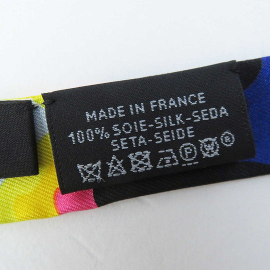 HERMES scarf Main: 100% silk Multi Twilly Doll BRIDES DE GALA Ceremonial bridle Women Used Authentic