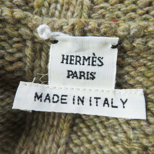 HERMES one piece Main: 100% cashmere Brown Women 34 Used Authentic