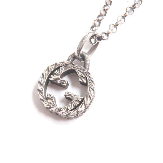 GUCCI Necklace Main�FAG925 Silver Women Used Authentic