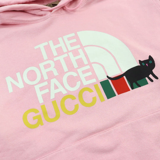 GUCCI Hoodie 626989 Main: 100% cotton pink mens M Used Authentic