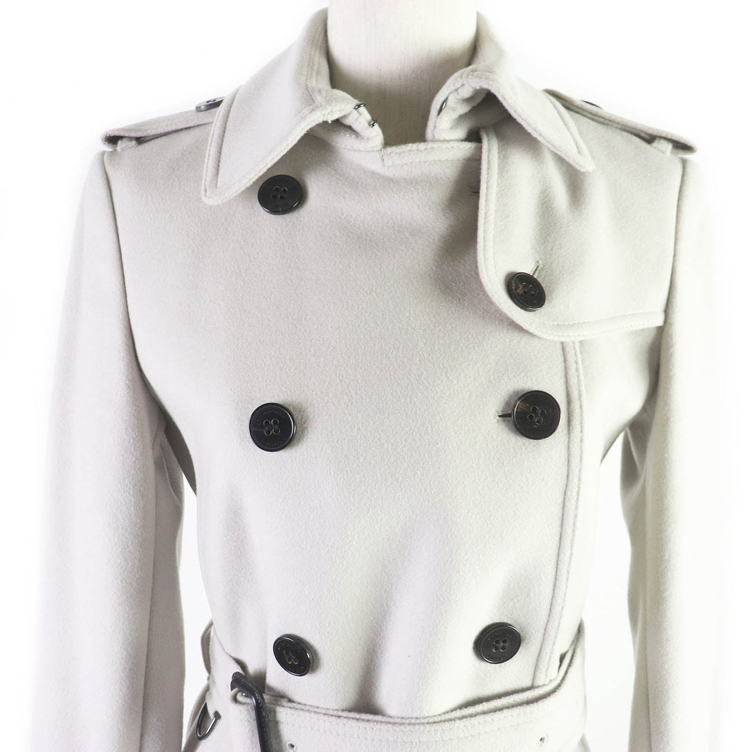 BURBERRY LONDON coat Outer: 80% wool, Outer: 20% cashmere, Lining: 50% acetate, Lining: 50% rayon Gurege Women 38 Used Authentic
