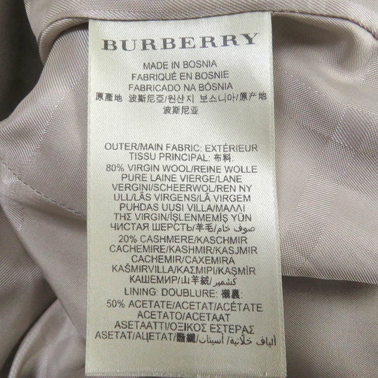 BURBERRY LONDON coat Outer: 80% wool, Outer: 20% cashmere, Lining: 50% acetate, Lining: 50% rayon Gurege Women 38 Used Authentic