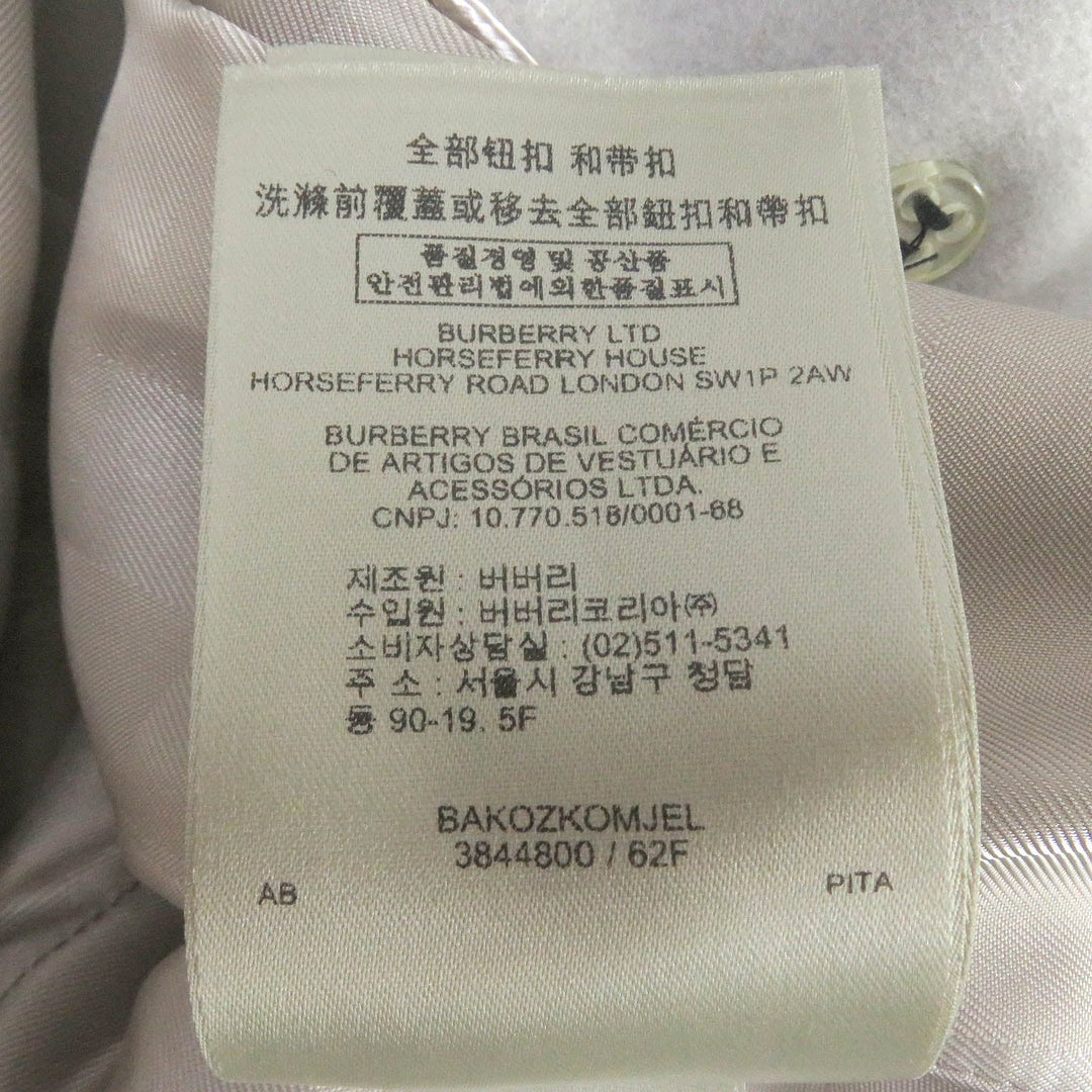 BURBERRY LONDON coat Outer: 80% wool, Outer: 20% cashmere, Lining: 50% acetate, Lining: 50% rayon Gurege Women 38 Used Authentic