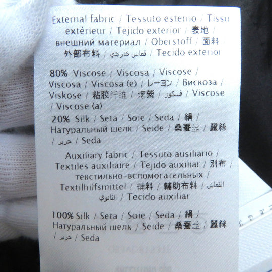 VALENTINO dress Outer: 80% rayon, Outer: 20% silk, Lining: 100% silk, Part: 100% silk, Part: 100% polyester black Women 38 Used Authentic