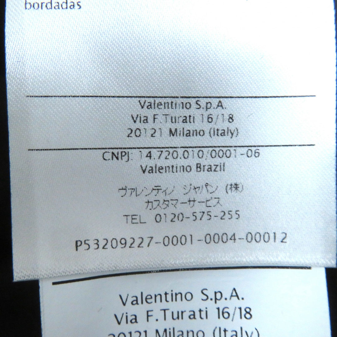 VALENTINO dress Outer: 80% rayon, Outer: 20% silk, Lining: 100% silk, Part: 100% silk, Part: 100% polyester black Women 38 Used Authentic