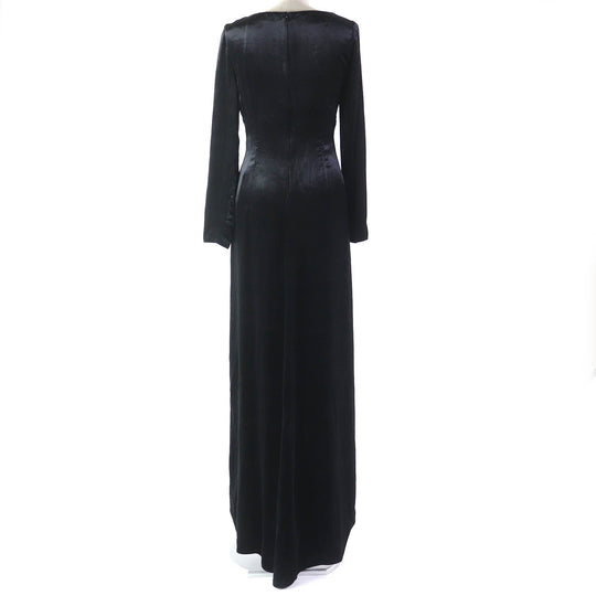 VALENTINO dress Outer: 80% rayon, Outer: 20% silk, Lining: 100% silk, Part: 100% silk, Part: 100% polyester black Women 38 Used Authentic