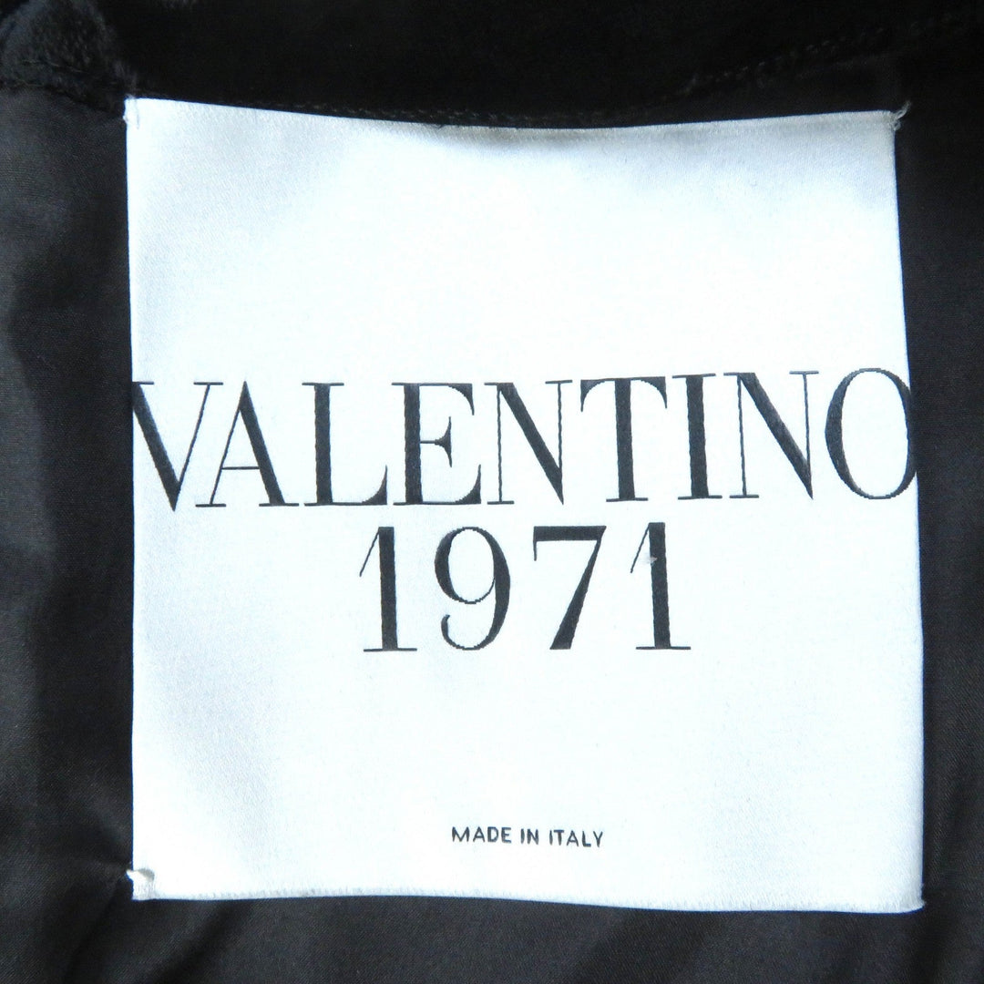 VALENTINO dress Outer: 80% rayon, Outer: 20% silk, Lining: 100% silk, Part: 100% silk, Part: 100% polyester black Women 38 Used Authentic