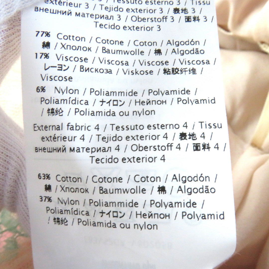 VALENTINO dress Outer material: 100% nylon, Outer material: 65% cotton, Outer material: 35% nylon, Outer material: 77% cotton, Outer material: 17% rayon multicolor Women 38 Used Authentic