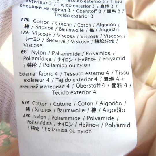 VALENTINO dress Outer material: 100% nylon, Outer material: 65% cotton, Outer material: 35% nylon, Outer material: 77% cotton, Outer material: 17% rayon multicolor Women 38 Used Authentic