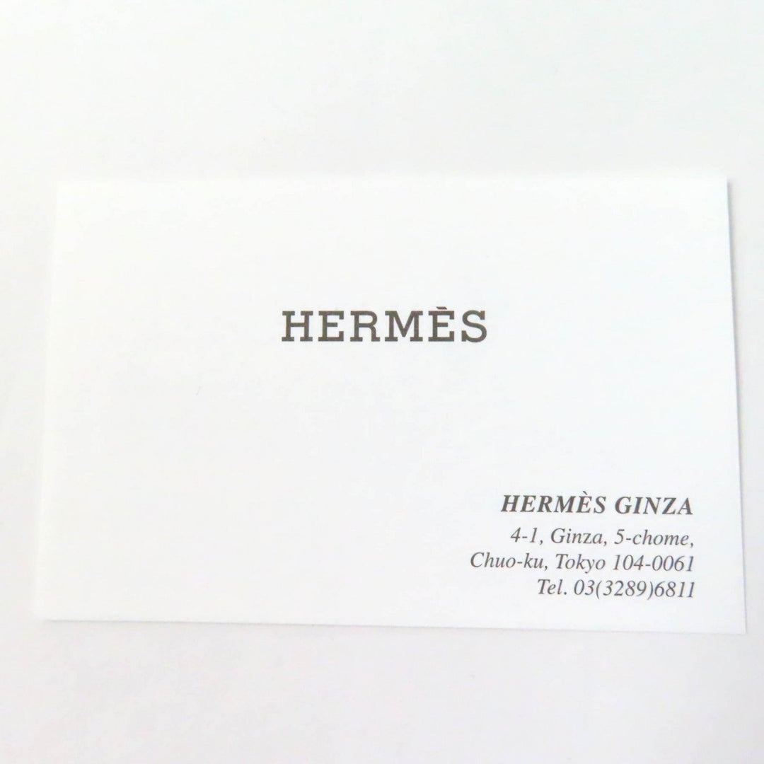 HERMES scarf Main: 100% silk Marine / Blanc / Gris VOITURES EN EQUILIBRE Carre45 Women Used Authentic