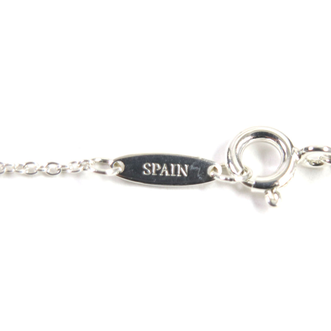 TIFFANY&Co. Necklace Main: SV925, Stone: Aquamarine Silver Color by the yard Women Used Authentic