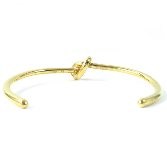 CELINE Bangle 46P466BRA Main: Nickel gold Knot Extra-Thin Bracelet in Brass with Gold Finish Women Used Authentic