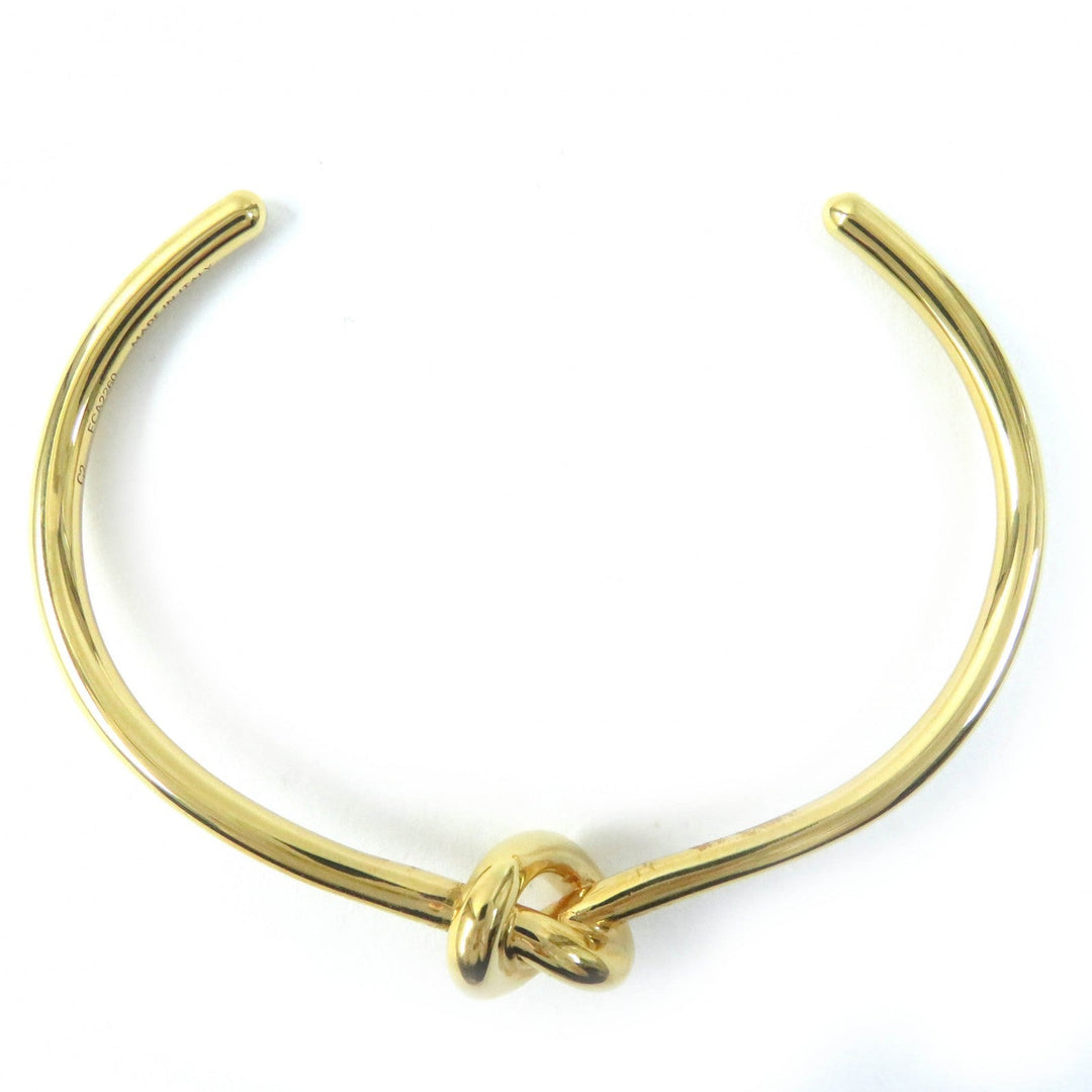 CELINE Bangle 46P466BRA Main: Nickel gold Knot Extra-Thin Bracelet in Brass with Gold Finish Women Used Authentic
