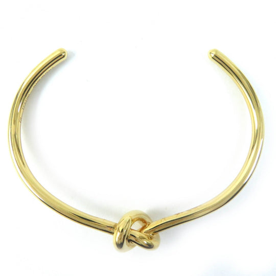 CELINE Bangle 46P466BRA Main: Nickel gold Knot Extra-Thin Bracelet in Brass with Gold Finish Women Used Authentic