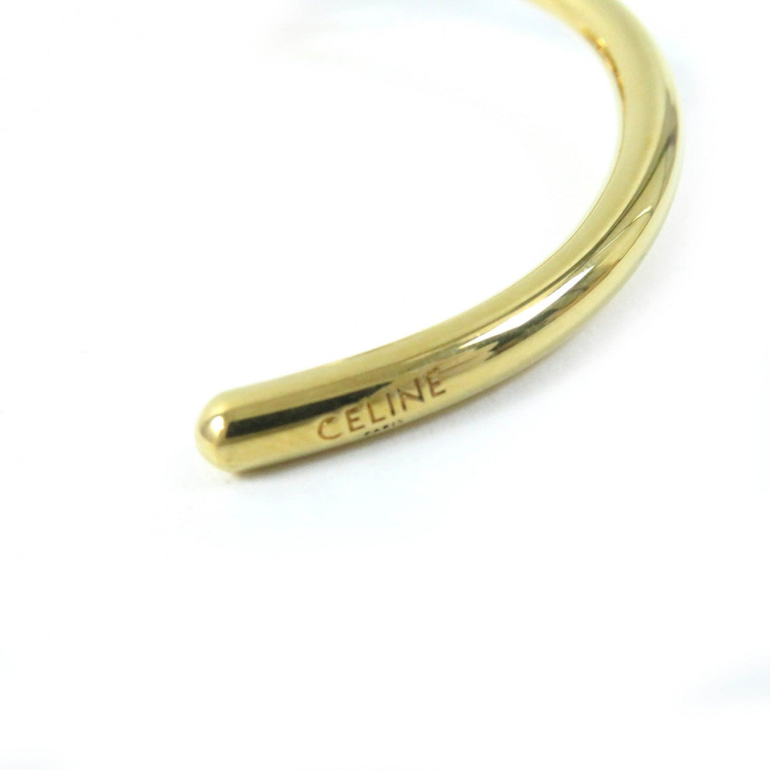 CELINE Bangle 46P466BRA Main: Nickel gold Knot Extra-Thin Bracelet in Brass with Gold Finish Women Used Authentic