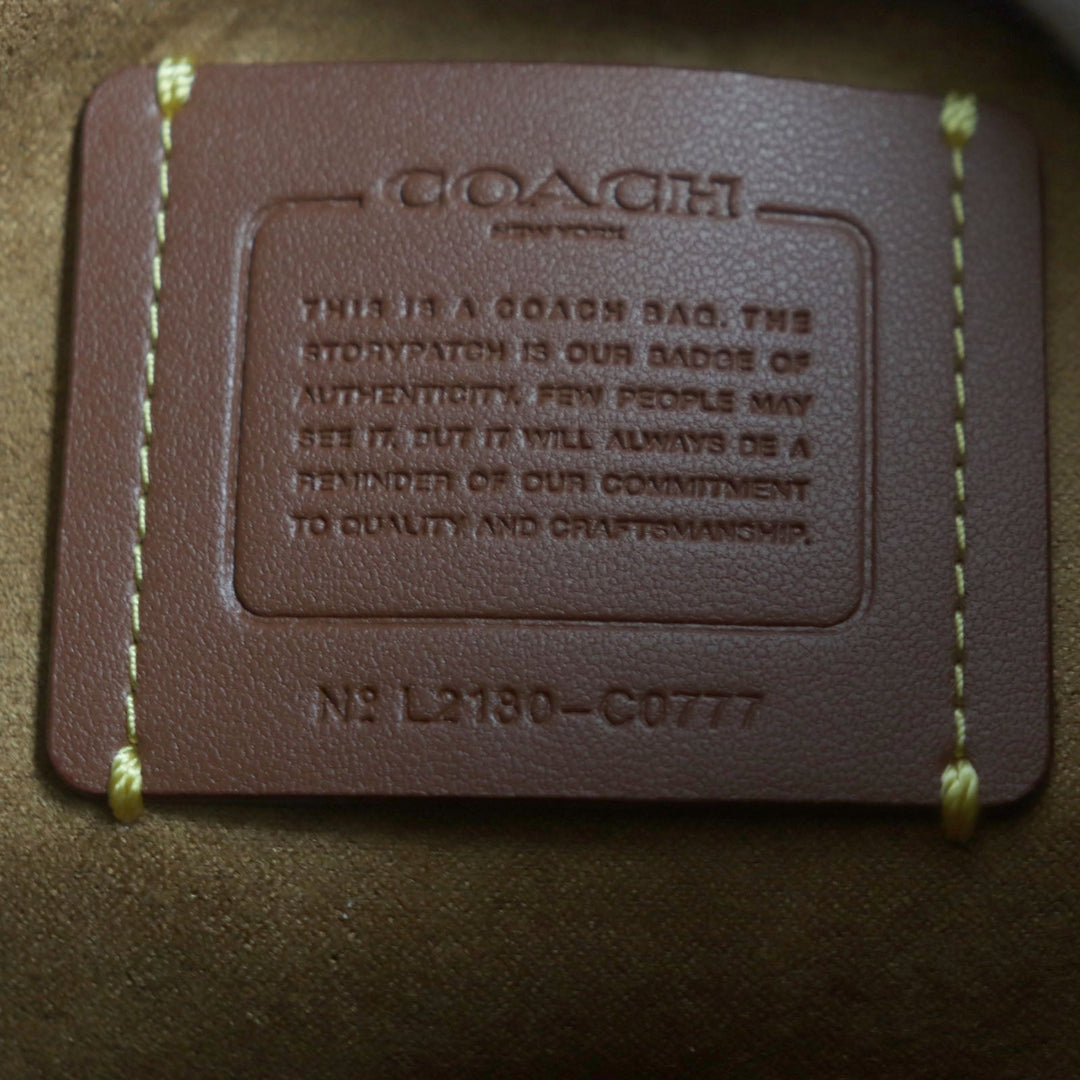 COACH Tote Bag C0777 Main: Leather Multi Women Used Authentic