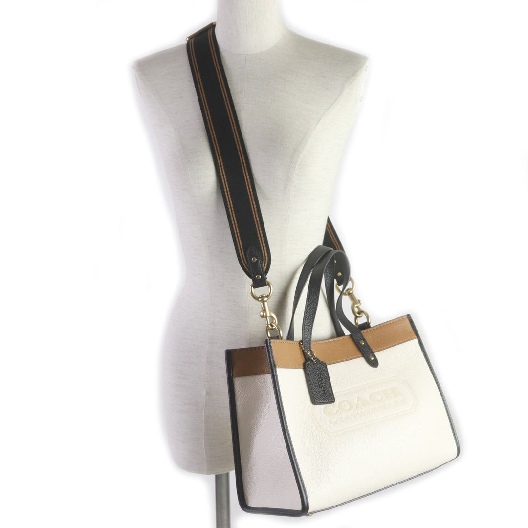 COACH Tote Bag C0777 Main: Leather Multi Women Used Authentic