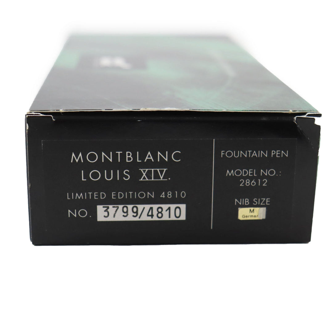 MONTBLANC fountain pen Main: Vermeil, Nib: K18 gold Patron Series 1994 Louis XIV Women Used Authentic