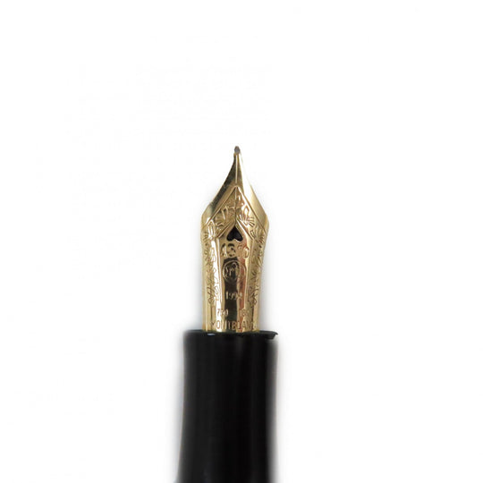 MONTBLANC fountain pen Main: Vermeil, Nib: K18 gold Patron Series 1994 Louis XIV Women Used Authentic