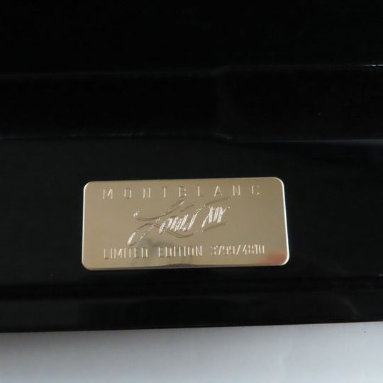MONTBLANC fountain pen Main: Vermeil, Nib: K18 gold Patron Series 1994 Louis XIV Women Used Authentic
