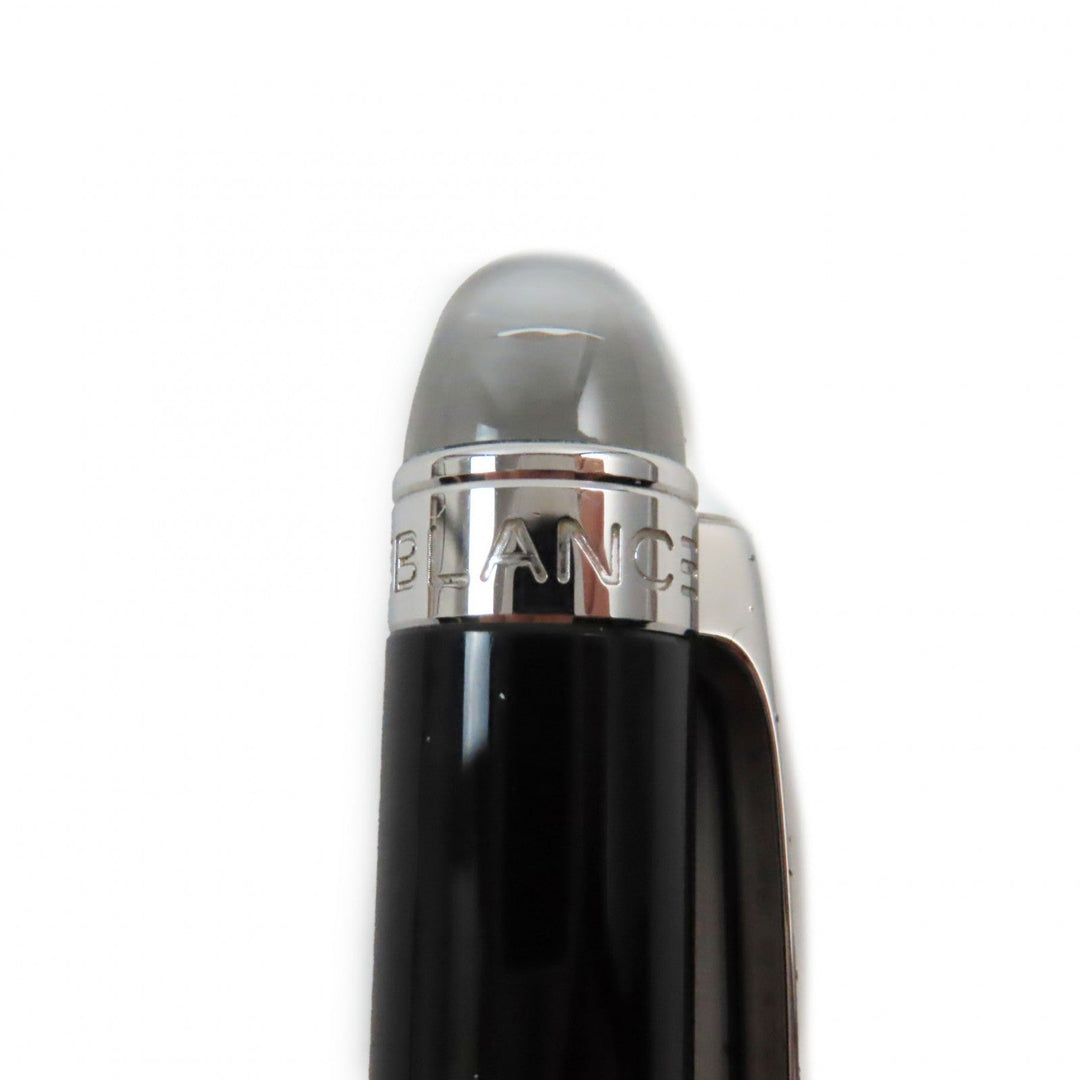 MONTBLANC Ballpoint pen Precious resin Black Silver Starwalker mens Used Authentic