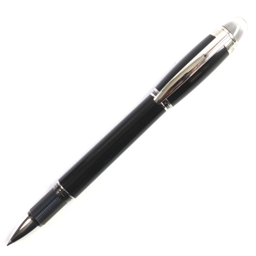 MONTBLANC Ballpoint pen Ruthenium plating, resin Black Silver Starwalker mens Used Authentic