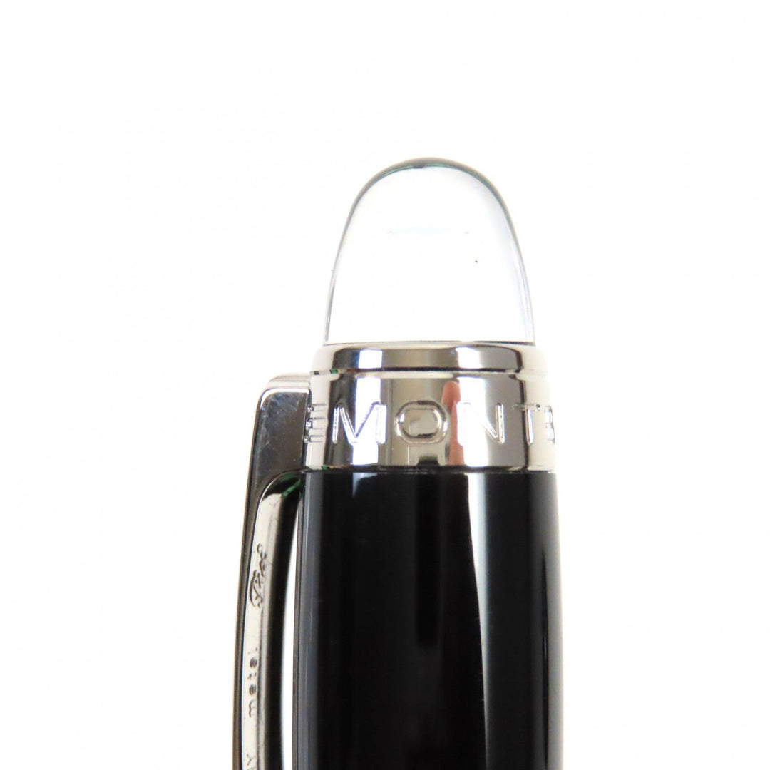 MONTBLANC Ballpoint pen Ruthenium plating, resin Black Silver Starwalker mens Used Authentic