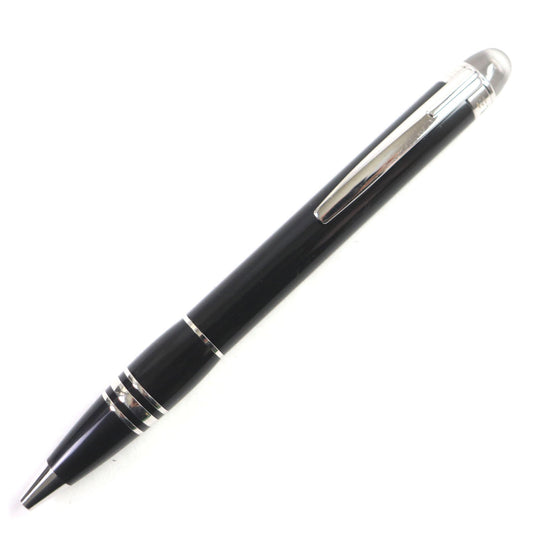 MONTBLANC Ballpoint pen Ruthenium plating, resin Black Silver Starwalker mens Used Authentic