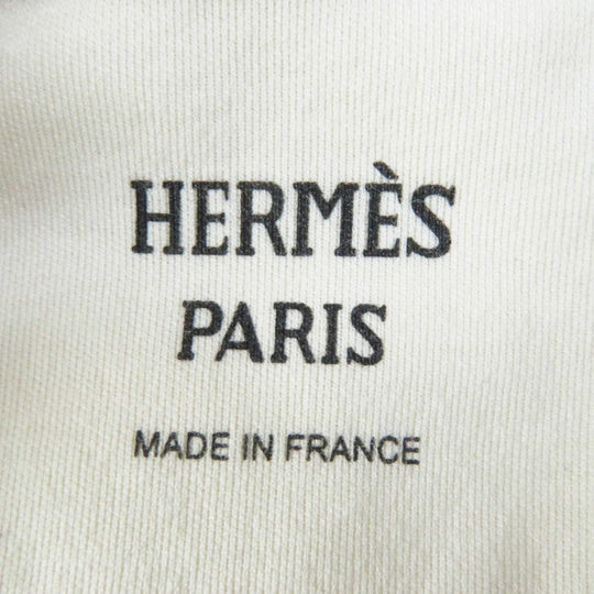 HERMES one piece 2H4507DH Lining: 100% cotton, excluding special coating / Cuffs Edge: 100% cotton Waist/Hem: 59% polyester, 41% acrylic Interior finish: 100% cotton Ivory Neon Orange JUNGLE LOVE Women 38 Used Authentic