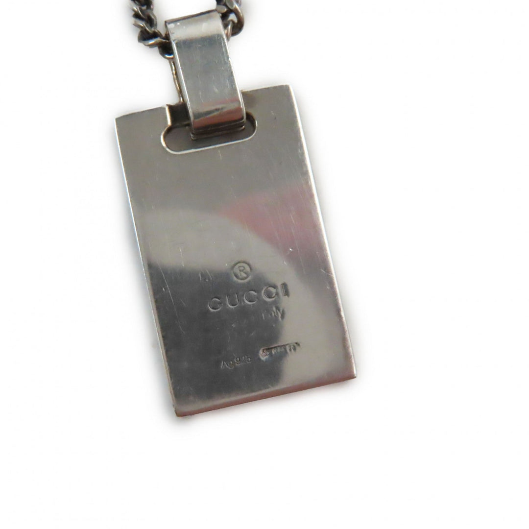 GUCCI Necklace 310481 Main�FAG925 Silver mens Used Authentic