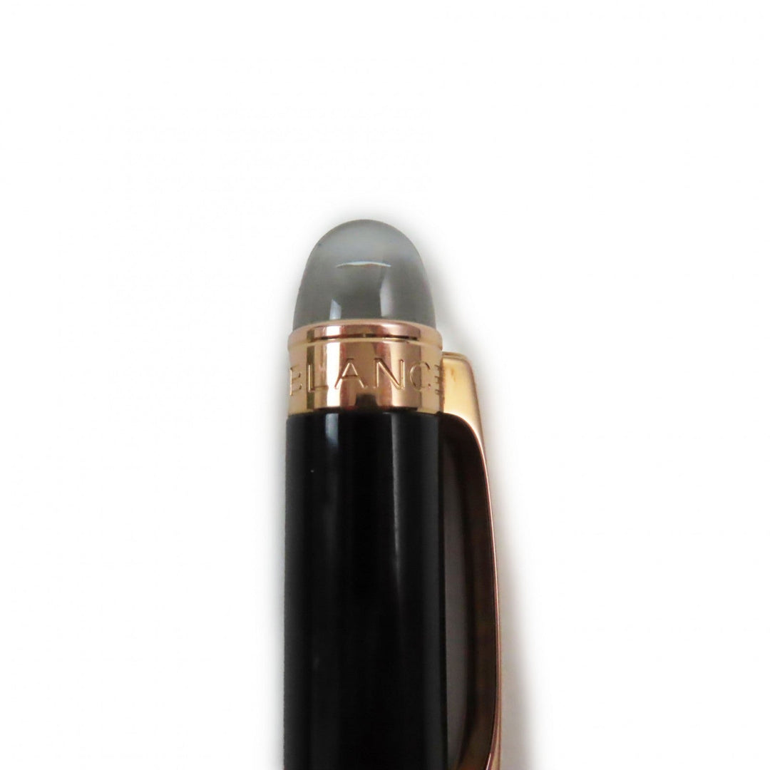 MONTBLANC Ballpoint pen Ruthenium plating, resin black Starwalker mens Used Authentic