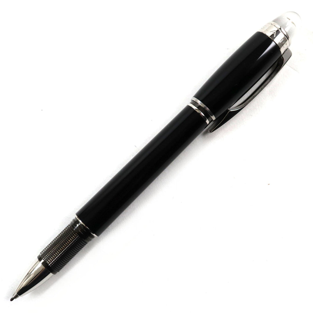 MONTBLANC Ballpoint pen resin Black Silver Starwalker Fineliner mens Used Authentic