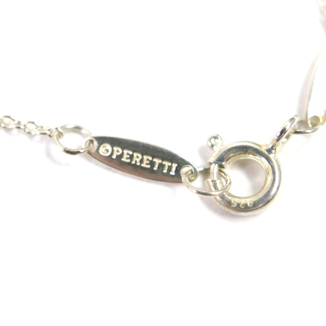 TIFFANY&Co. Necklace Main: SV925, Stone: Pink sapphire Silver Color by the yard Women Used Authentic