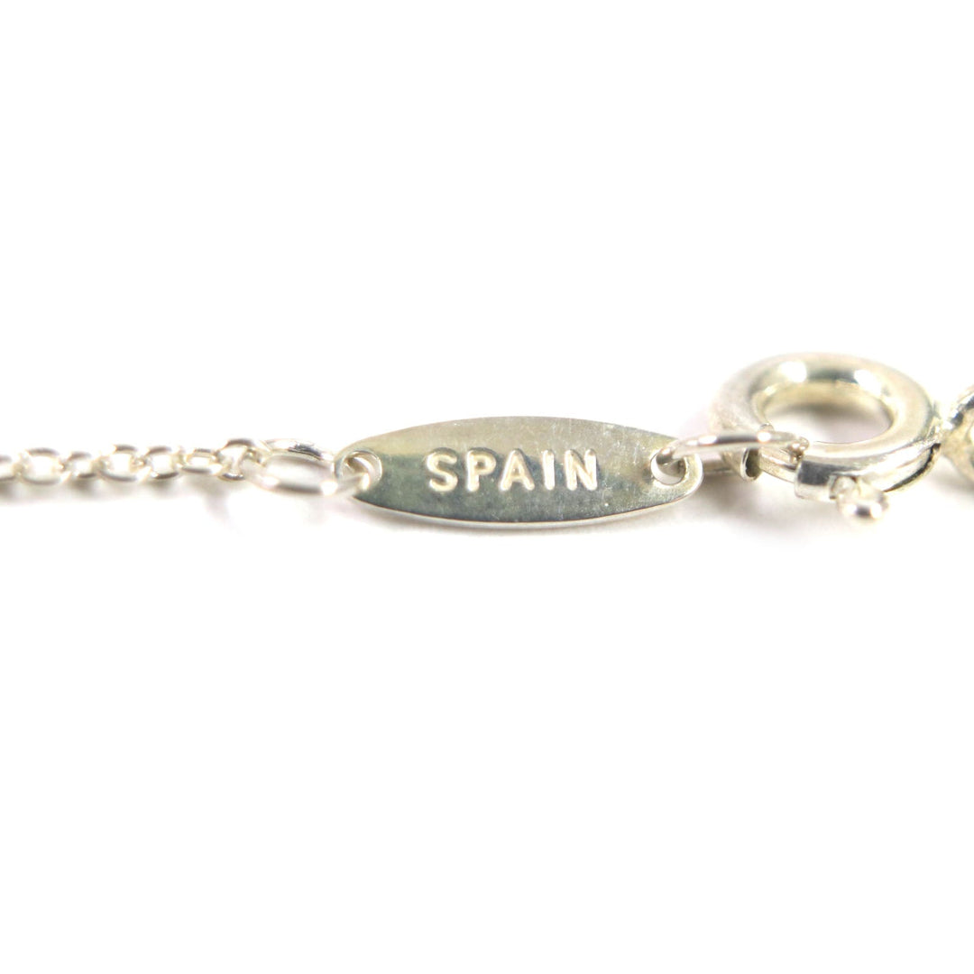 TIFFANY&Co. Necklace Main: SV925, Stone: Pink sapphire Silver Color by the yard Women Used Authentic